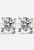 1/4 - 2 Ct T.W. Natural Diamond Studs in 14k White or Yellow Gold