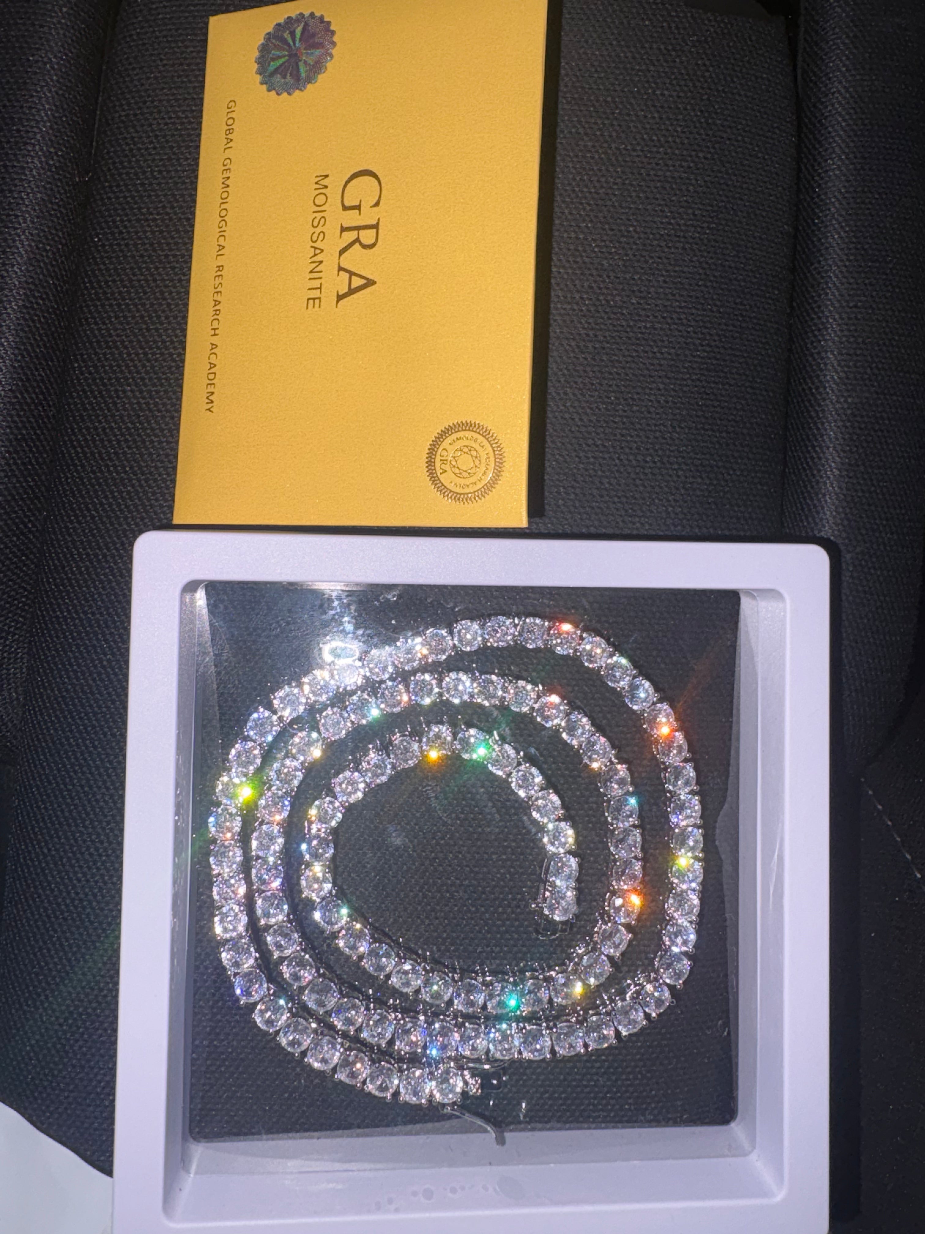 Moissanite Tennis Chain 5mm